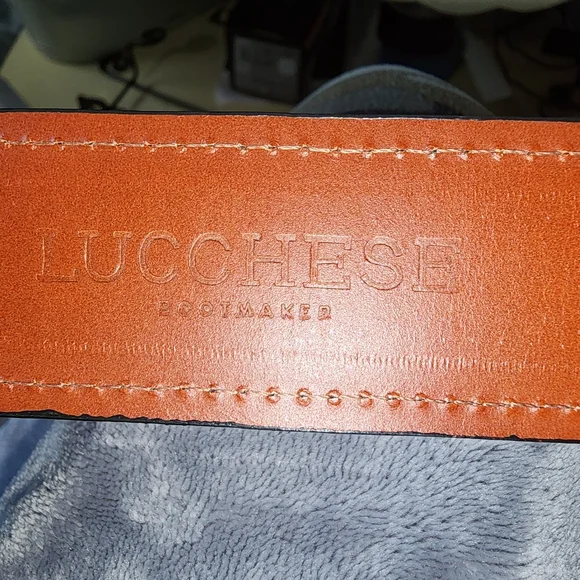 Men's Leather Belt - Picture 6 of 8